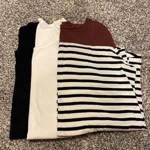 Pink blush maternity tops